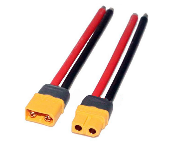 Cable con conector XT60H par para baterías y equipo de alto consumo de corriente