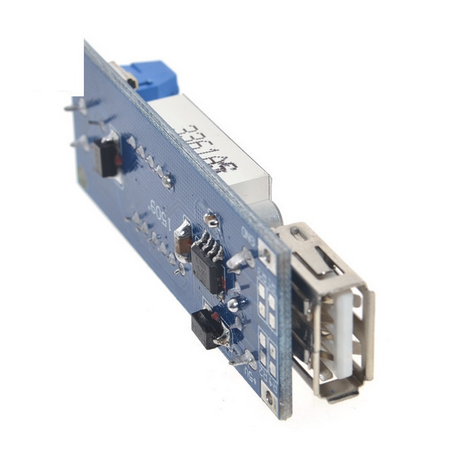 Convertidor dc-dc voltmetro salida USB5v