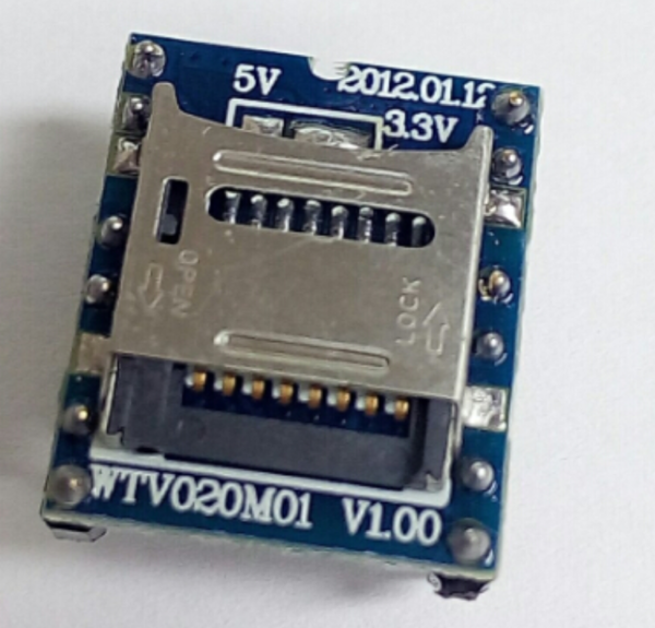 Modulo lector micro SD MP3