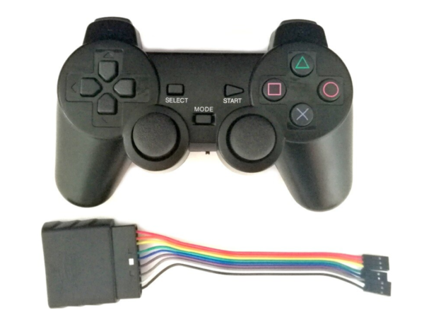 Tarjeta Controladora para 32 Servos con control remoto tipo PS2.