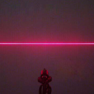 Laser en linea rojo