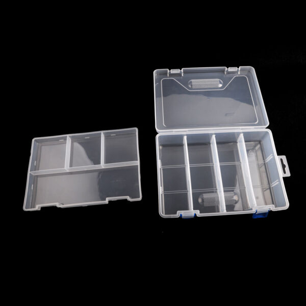Caja organizador de plástico 2 niveles