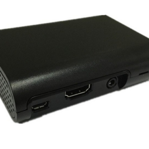 Caja de plastico para Raspberry Pi 3 B negra