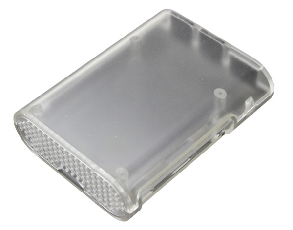 Caja de plástico para Raspberry Pi 3 B transparente