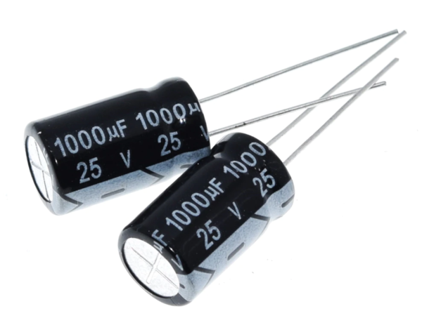 Capacitor electrolítico 1000uf 25V
