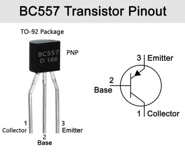 Transistor BJT BC557B TO-92 PNP
