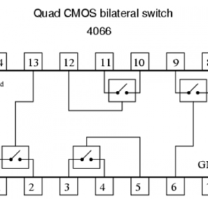 CD4066 SMD SOP14 interruptor bilateral