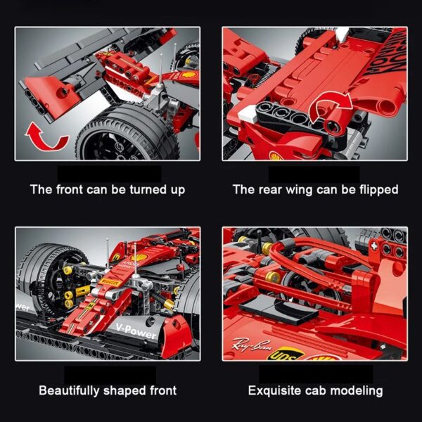MOULD KING 023005 Red F1 SF90 Racing Car